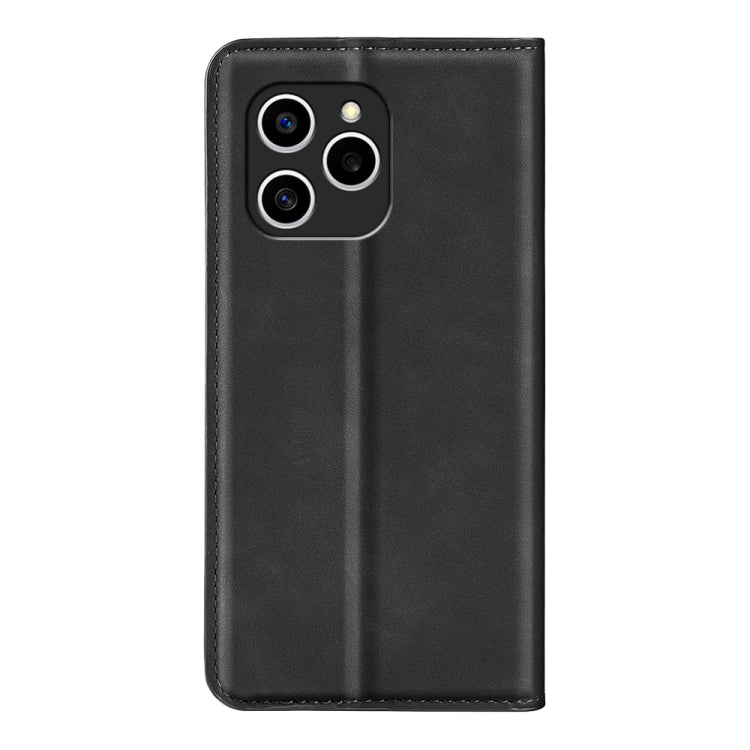 For Honor 60 SE 5G Retro-skin Magnetic Suction Leather Phone Case