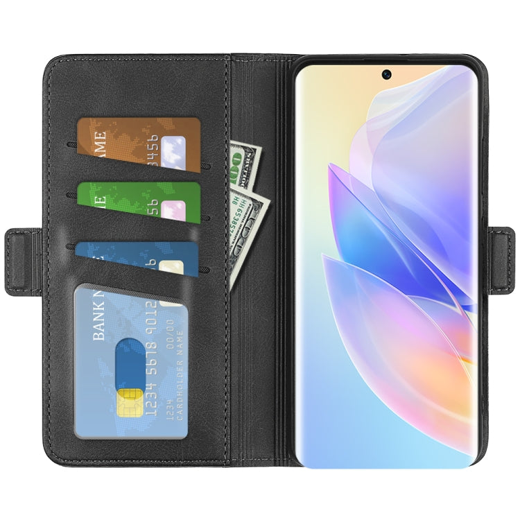 For Honor 60 SE 5G Dual-side Magnetic Buckle Leather Phone Case