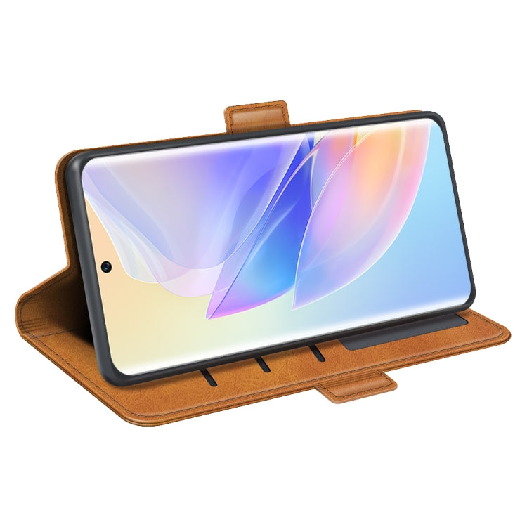 For Honor 60 SE 5G Dual-side Magnetic Buckle Leather Phone Case