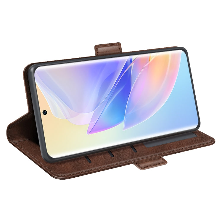 For Honor 60 SE 5G Dual-side Magnetic Buckle Leather Phone Case