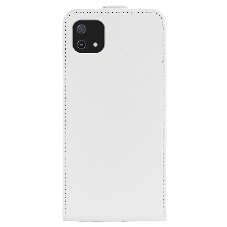 For OPPO A16E R64 Texture Vertical Flip Leather Phone Case