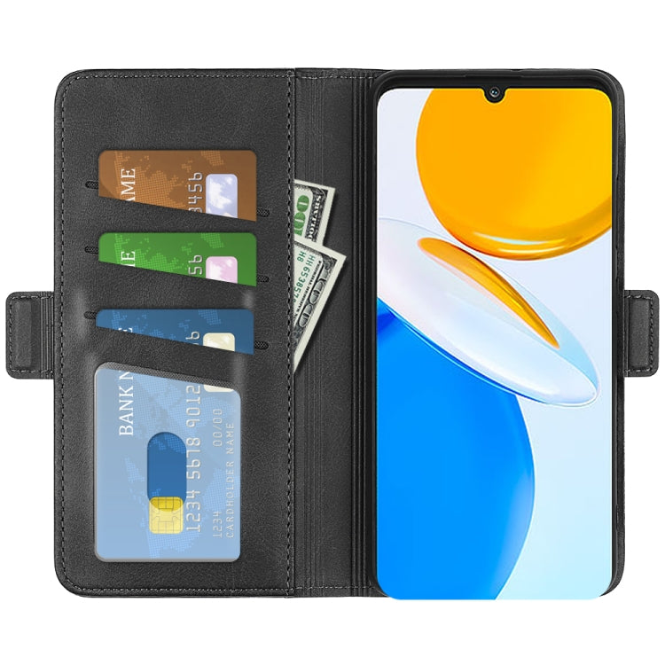 For Honor X7 Dual-side Magnetic Buckle Leather Phone Case