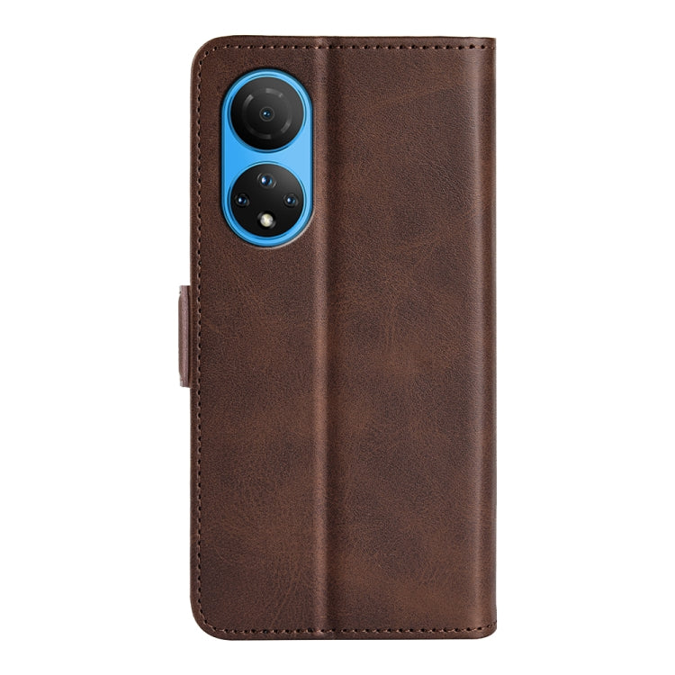 For Honor X7 Dual-side Magnetic Buckle Leather Phone Case