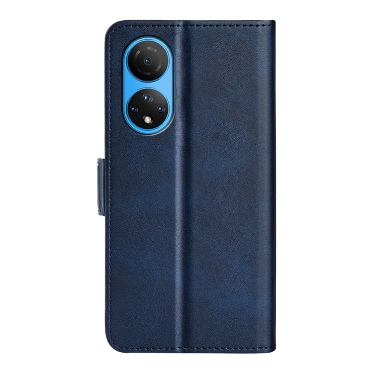 For Honor X7 Dual-side Magnetic Buckle Leather Phone Case