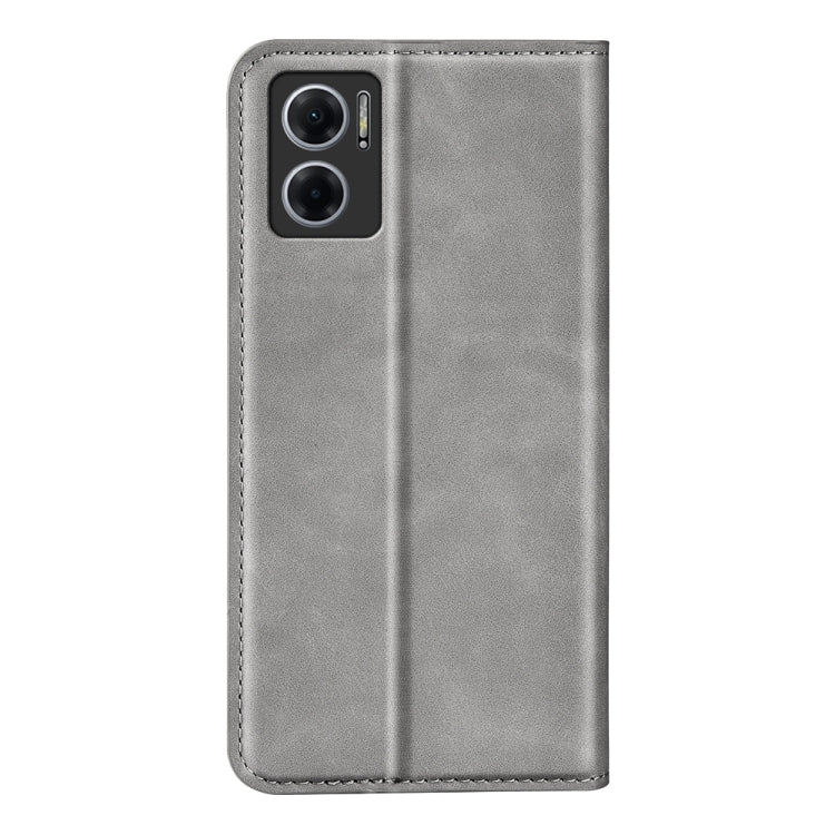 For Xiaomi Redmi Note 11E / Redmi 10 5G Retro-skin Magnetic Suction Leather Phone Case