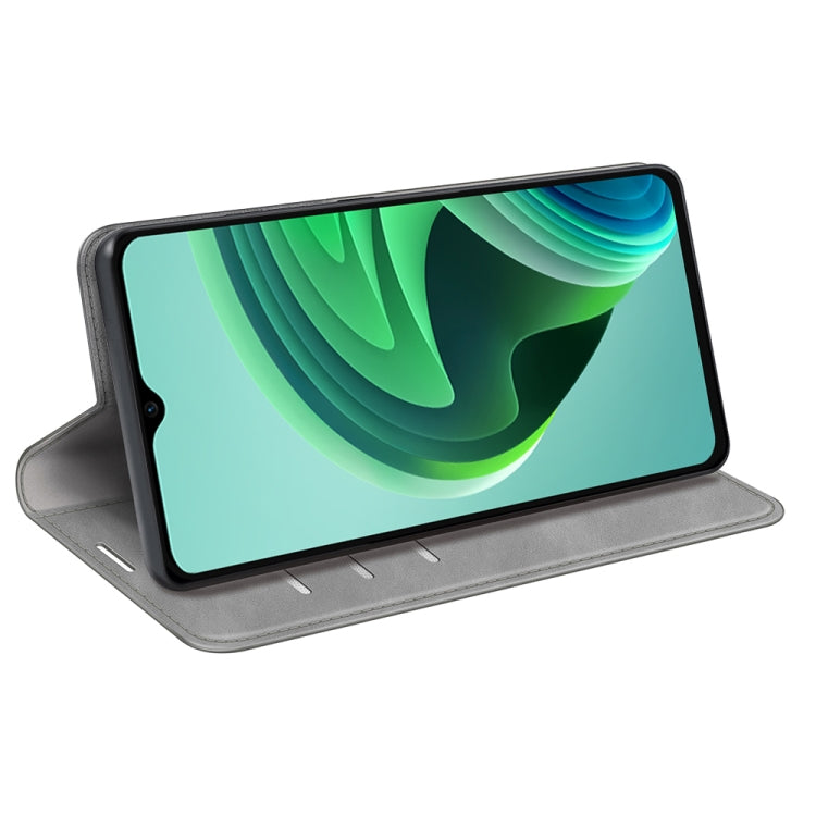 For Xiaomi Redmi Note 11E / Redmi 10 5G Retro-skin Magnetic Suction Leather Phone Case