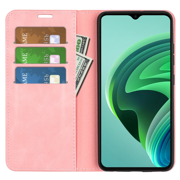 For Xiaomi Redmi Note 11E / Redmi 10 5G Retro-skin Magnetic Suction Leather Phone Case