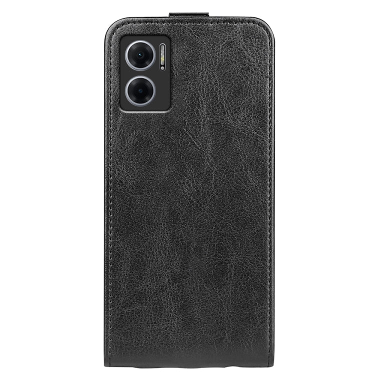 For Xiaomi Redmi Note 11E / Redmi 10 5G R64 Texture Single Vertical Flip Leather Phone Case