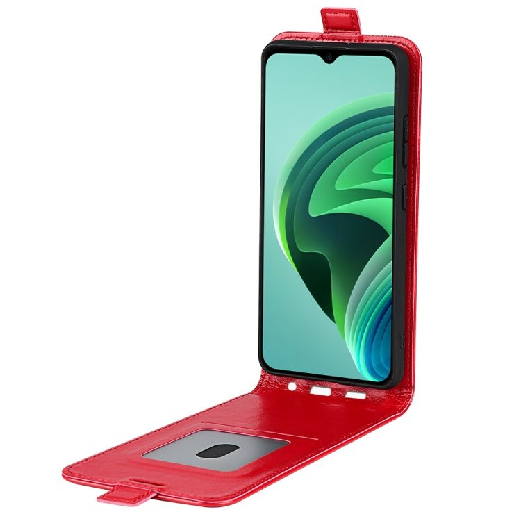 For Xiaomi Redmi Note 11E / Redmi 10 5G R64 Texture Single Vertical Flip Leather Phone Case