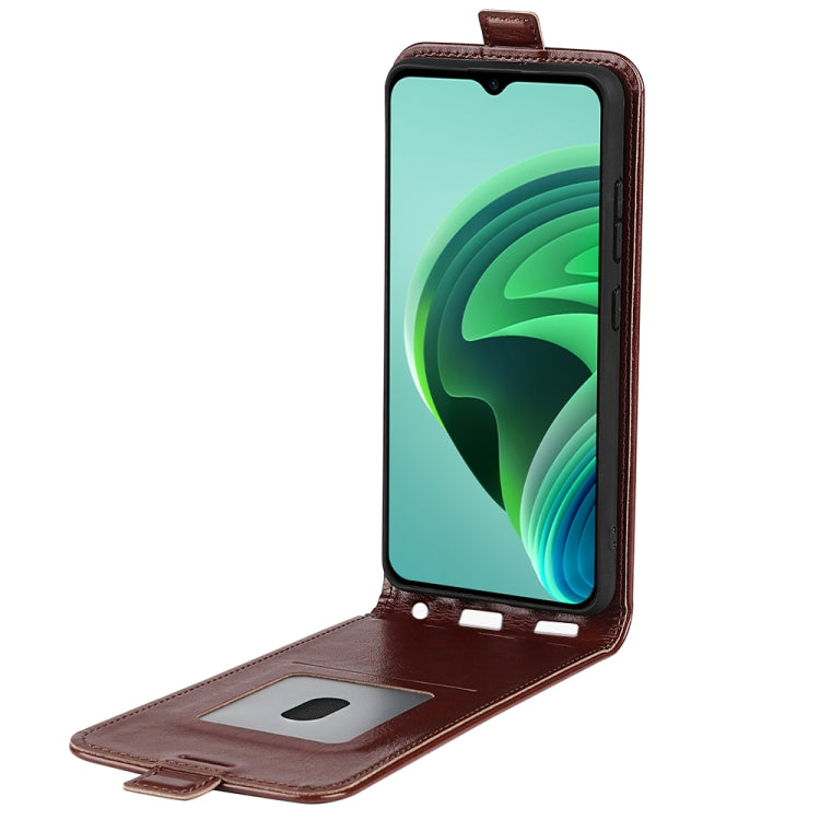 For Xiaomi Redmi Note 11E / Redmi 10 5G R64 Texture Single Vertical Flip Leather Phone Case