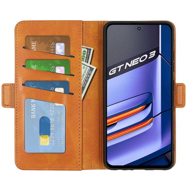 For OPPO Realme GT Neo 3 Dual-side Magnetic Buckle Leather Phone Case
