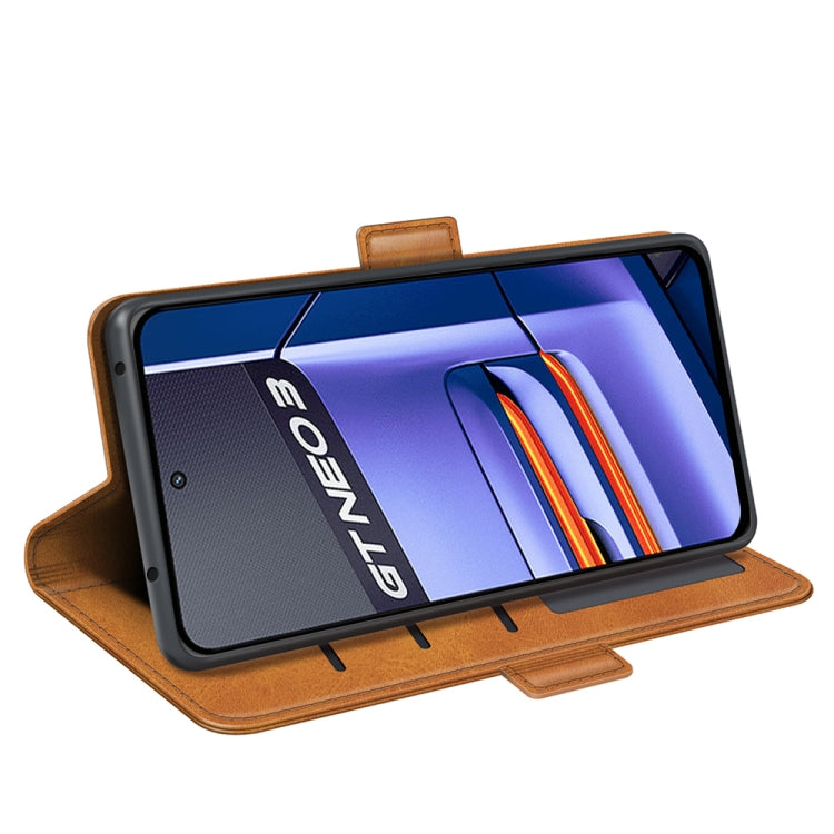 For OPPO Realme GT Neo 3 Dual-side Magnetic Buckle Leather Phone Case