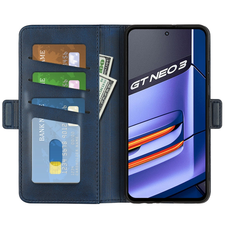 For OPPO Realme GT Neo 3 Dual-side Magnetic Buckle Leather Phone Case