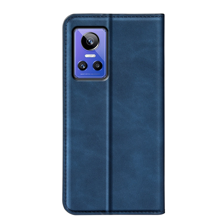 For OPPO Realme GT Neo 3 Retro-skin Magnetic Suction Leather Phone Case