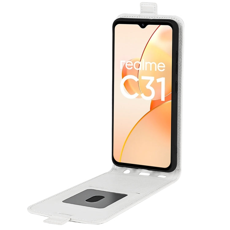 For OPPO Realme C31 4G R64 Texture Vertical Flip Leather Phone Case