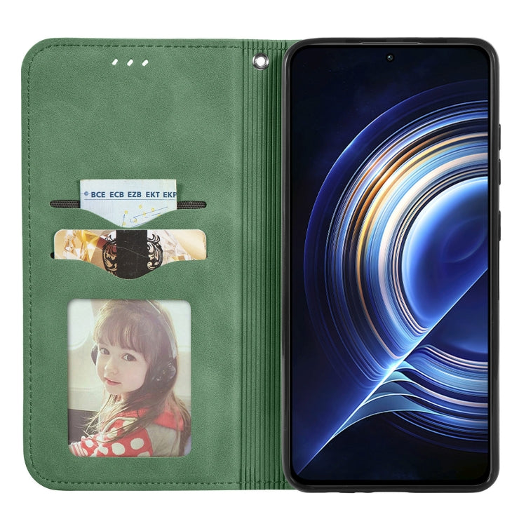 For Xiaomi Redmi K50 Pro Retro Skin Feel Magnetic Flip Leather Phone Case