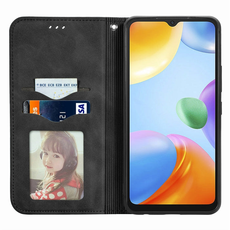 For Xiaomi Redmi 10C Retro Skin Feel Magnetic Flip Leather Phone Case