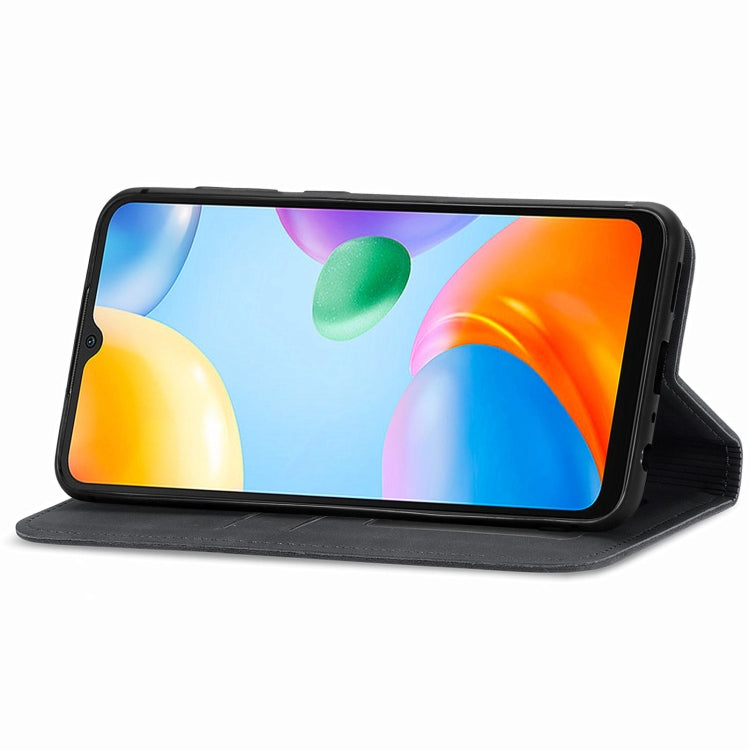 For Xiaomi Redmi 10C Retro Skin Feel Magnetic Flip Leather Phone Case