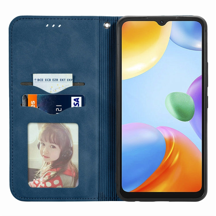 For Xiaomi Redmi 10C Retro Skin Feel Magnetic Flip Leather Phone Case