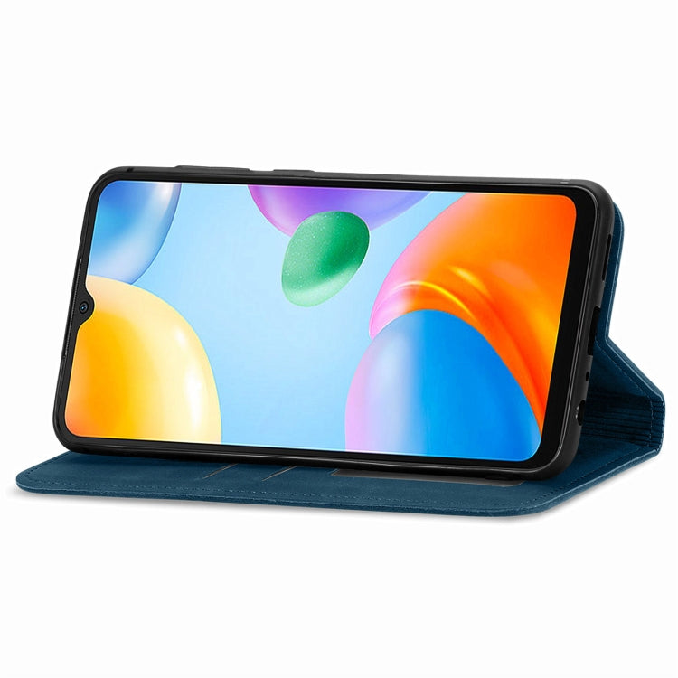 For Xiaomi Redmi 10C Retro Skin Feel Magnetic Flip Leather Phone Case