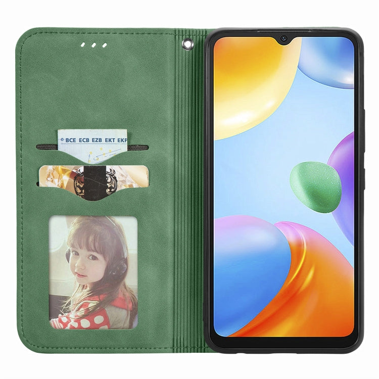 For Xiaomi Redmi 10C Retro Skin Feel Magnetic Flip Leather Phone Case