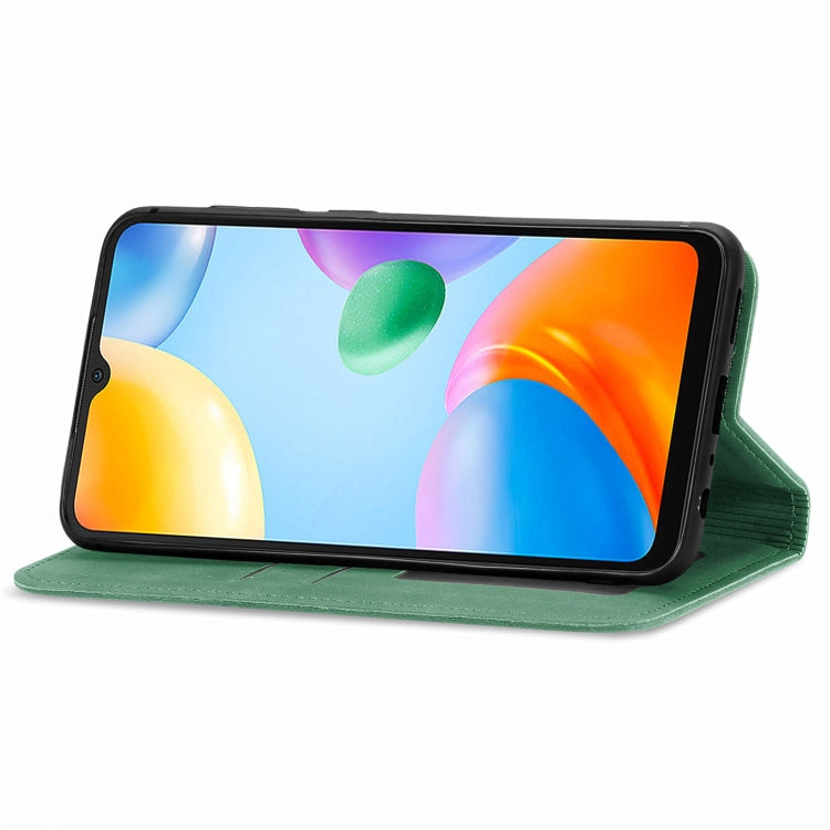 For Xiaomi Redmi 10C Retro Skin Feel Magnetic Flip Leather Phone Case