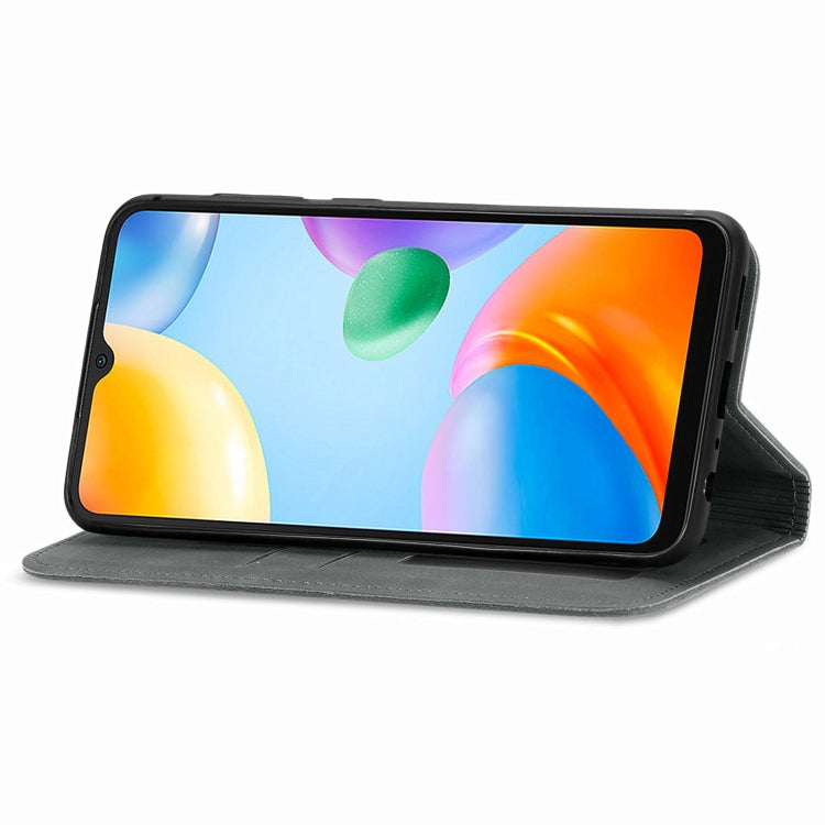 For Xiaomi Redmi 10C Retro Skin Feel Magnetic Flip Leather Phone Case