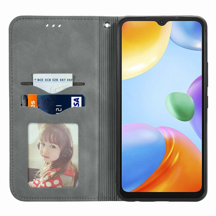 For Xiaomi Redmi 10C Retro Skin Feel Magnetic Flip Leather Phone Case
