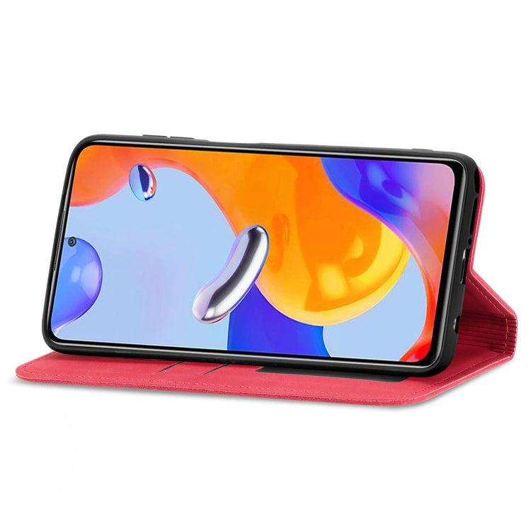 For Xiaomi Redmi Note 11 Pro Retro Skin Feel Magnetic Flip Leather Phone Case