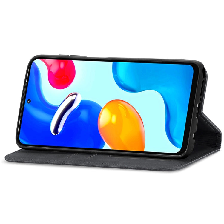 For Xiaomi Redmi Note 11S Retro Skin Feel Magnetic Flip Leather Phone Case
