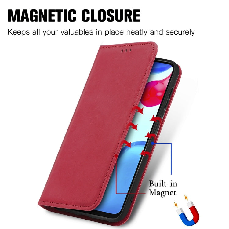 For Xiaomi Redmi Note 11S Retro Skin Feel Magnetic Flip Leather Phone Case