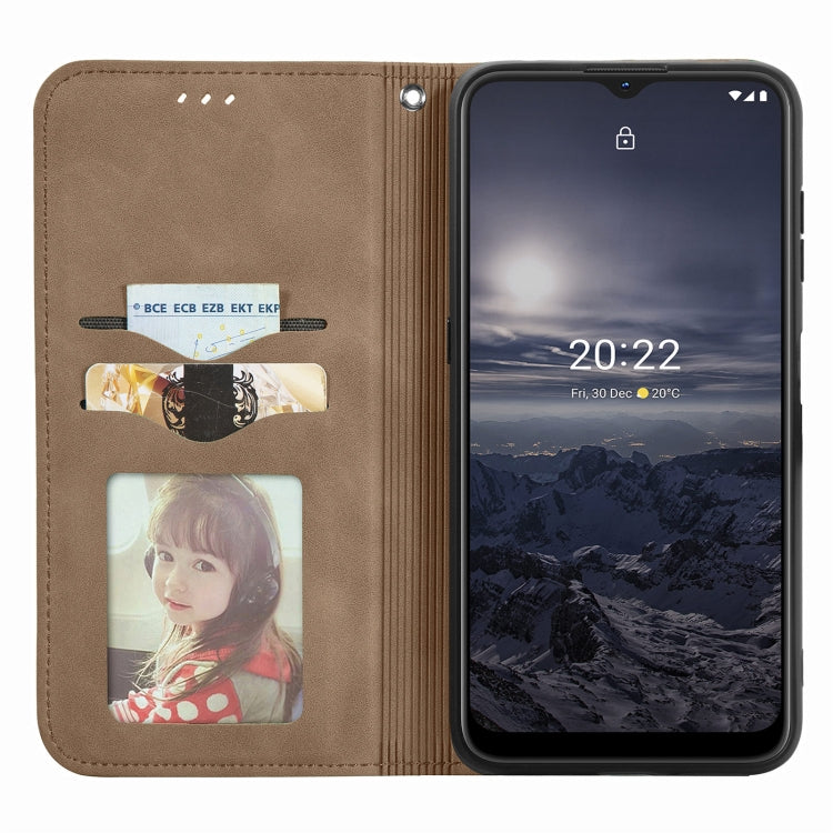 For Nokia G21 Retro Skin Feel Magnetic Horizontal Flip Leather Phone Case