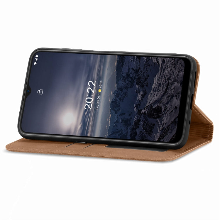 For Nokia G21 Retro Skin Feel Magnetic Horizontal Flip Leather Phone Case