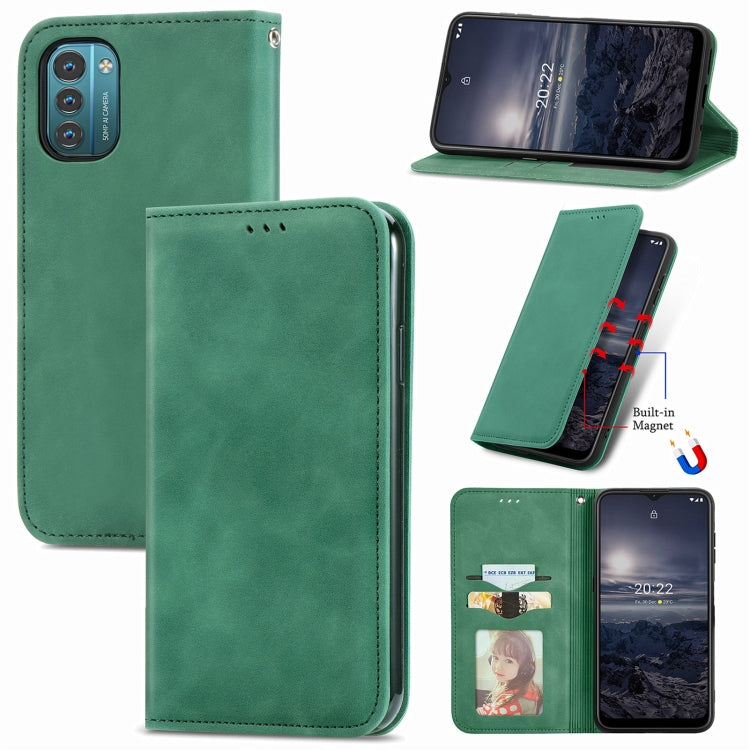 For Nokia G21 Retro Skin Feel Magnetic Horizontal Flip Leather Phone Case