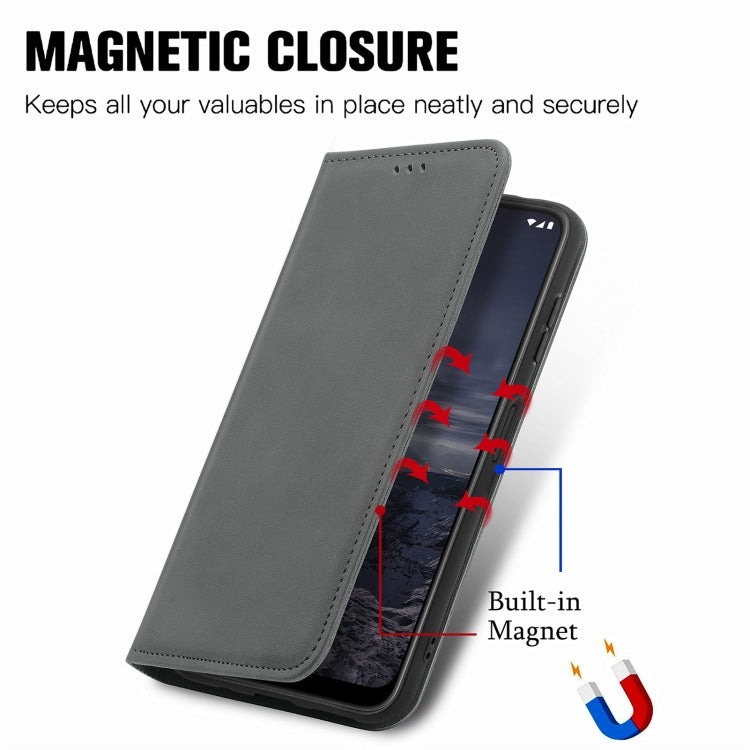 For Nokia G21 Retro Skin Feel Magnetic Horizontal Flip Leather Phone Case