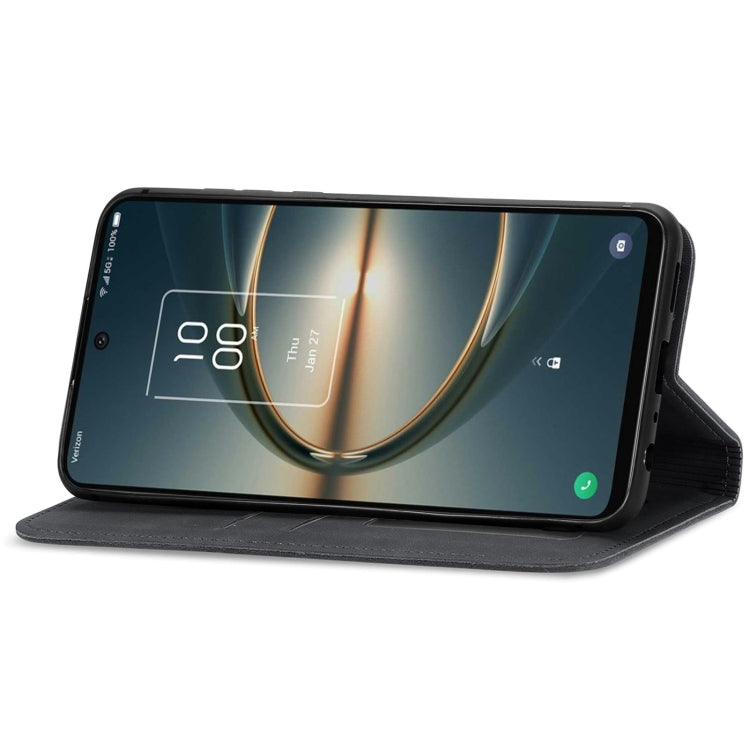 For TCL 30 V 5G Retro Skin Feel Magnetic Horizontal Flip Leather Phone Case