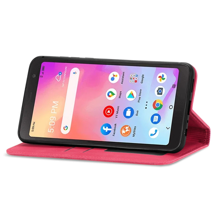 For TCL A509DL / A3 Retro Skin Feel Magnetic Horizontal Flip Leather Phone Case