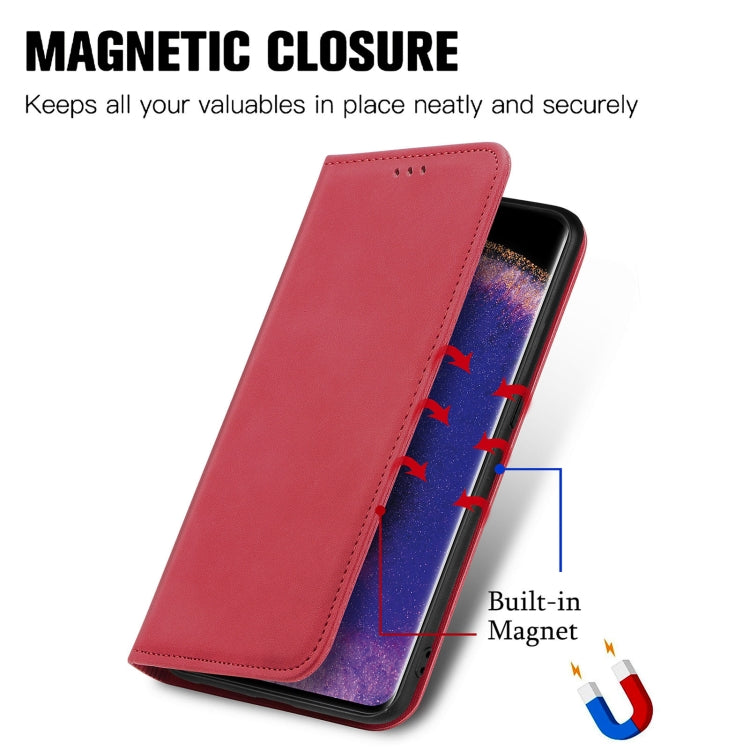 For OPPO Find X5 Retro Skin Feel Magnetic Horizontal Flip Leather Phone Case