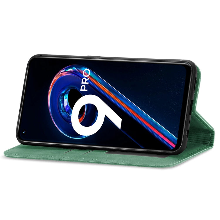 For OPPO Realme 9 Pro Retro Skin Feel Magnetic Horizontal Flip Leather Phone Case