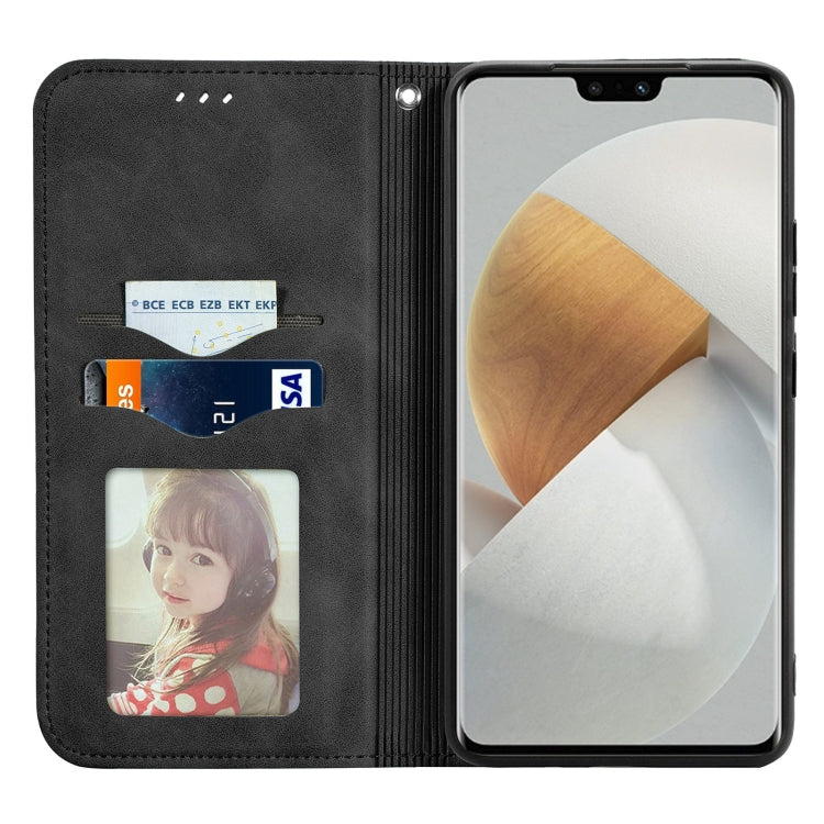 For vivo S12 Pro Retro Skin Feel Magnetic Horizontal Flip Leather Phone Case