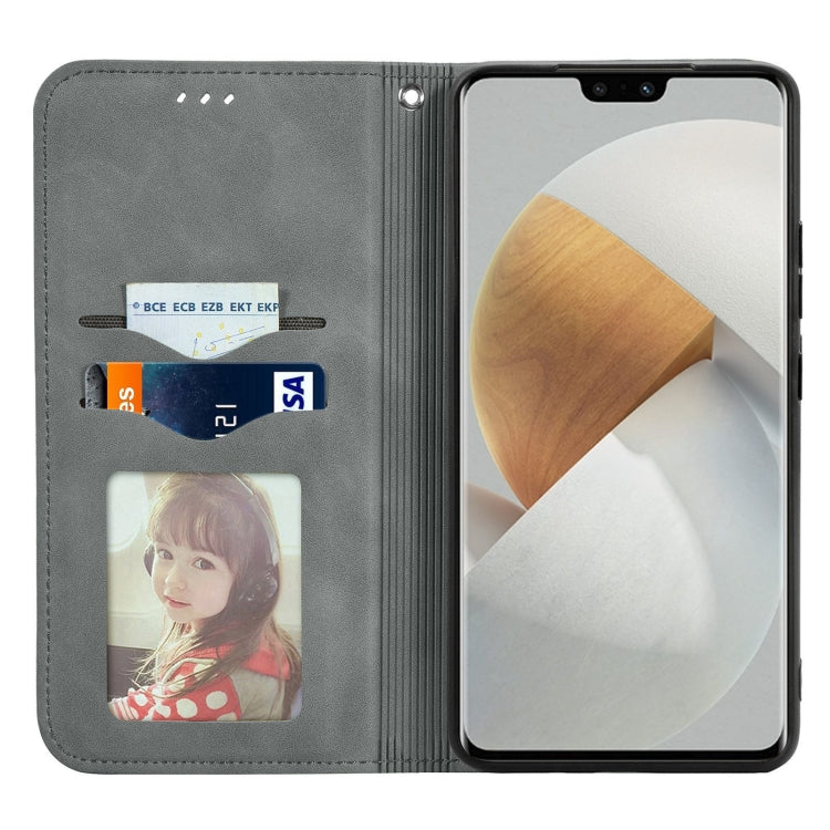 For vivo S12 Pro Retro Skin Feel Magnetic Horizontal Flip Leather Phone Case