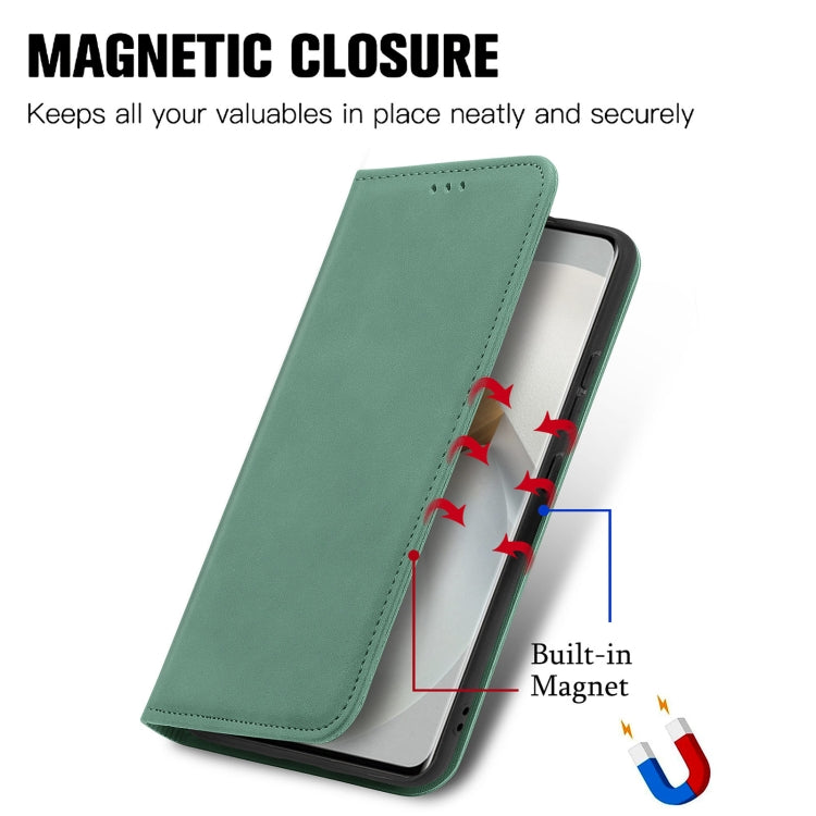 For vivo S12 Pro Retro Skin Feel Magnetic Horizontal Flip Leather Phone Case