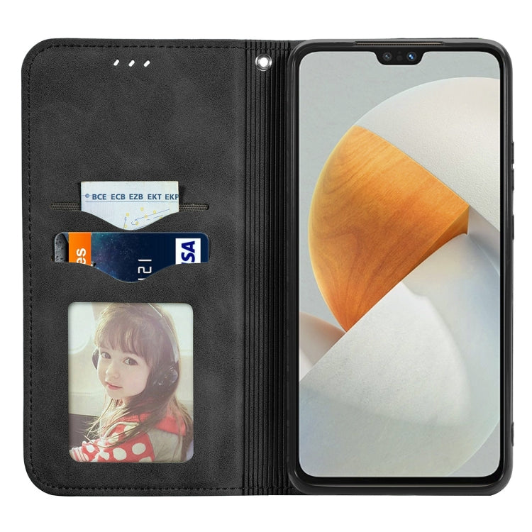 For vivo S12 Retro Skin Feel Magnetic Horizontal Flip Leather Phone Case