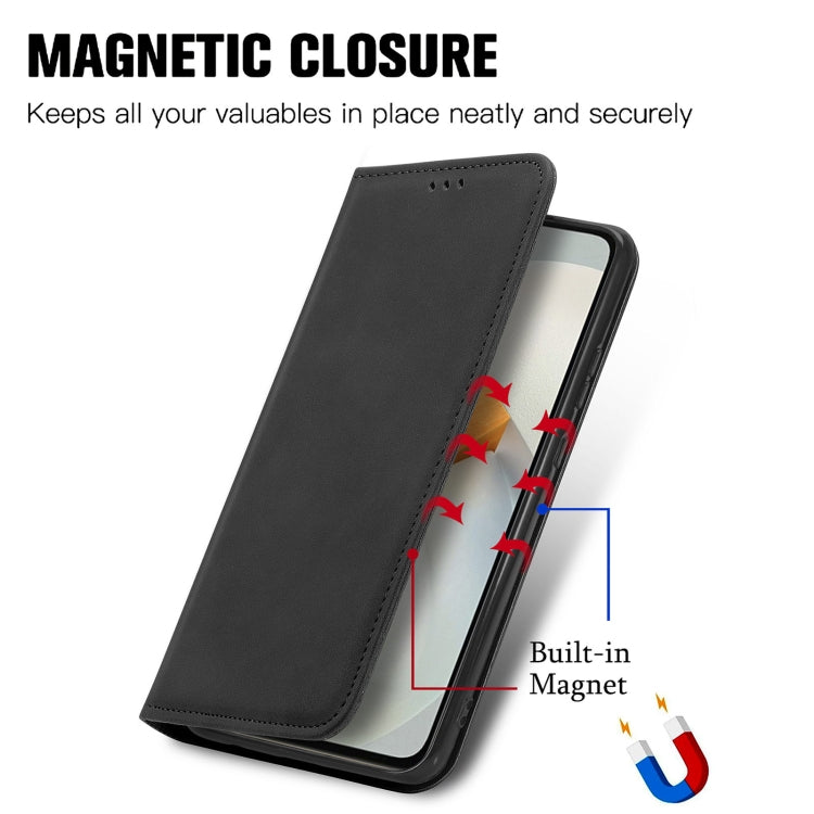 For vivo S12 Retro Skin Feel Magnetic Horizontal Flip Leather Phone Case
