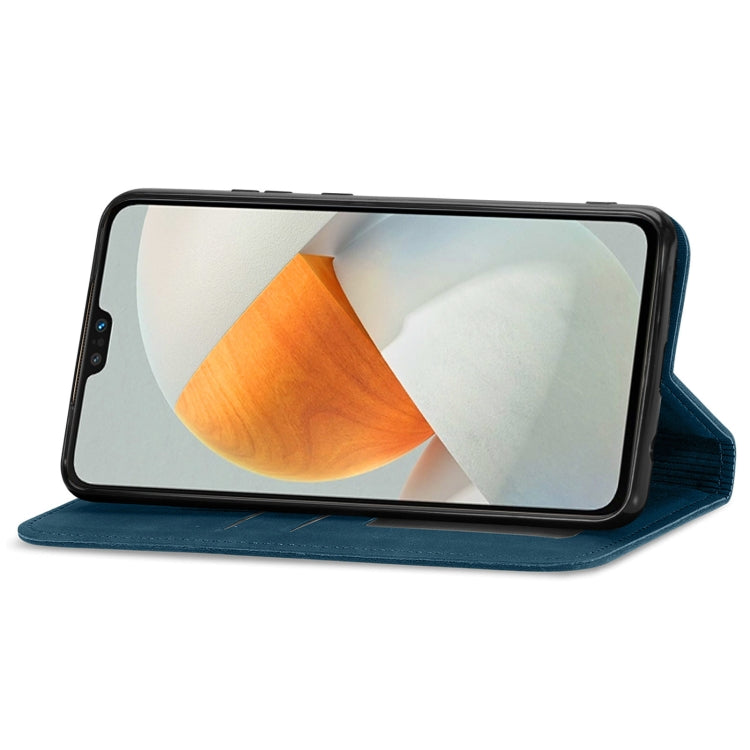 For vivo S12 Retro Skin Feel Magnetic Horizontal Flip Leather Phone Case