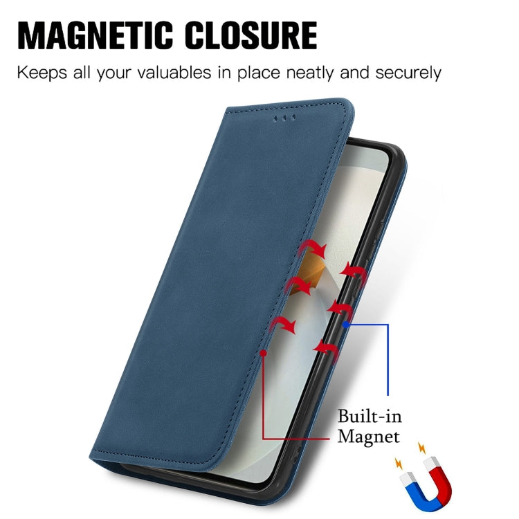 For vivo S12 Retro Skin Feel Magnetic Horizontal Flip Leather Phone Case