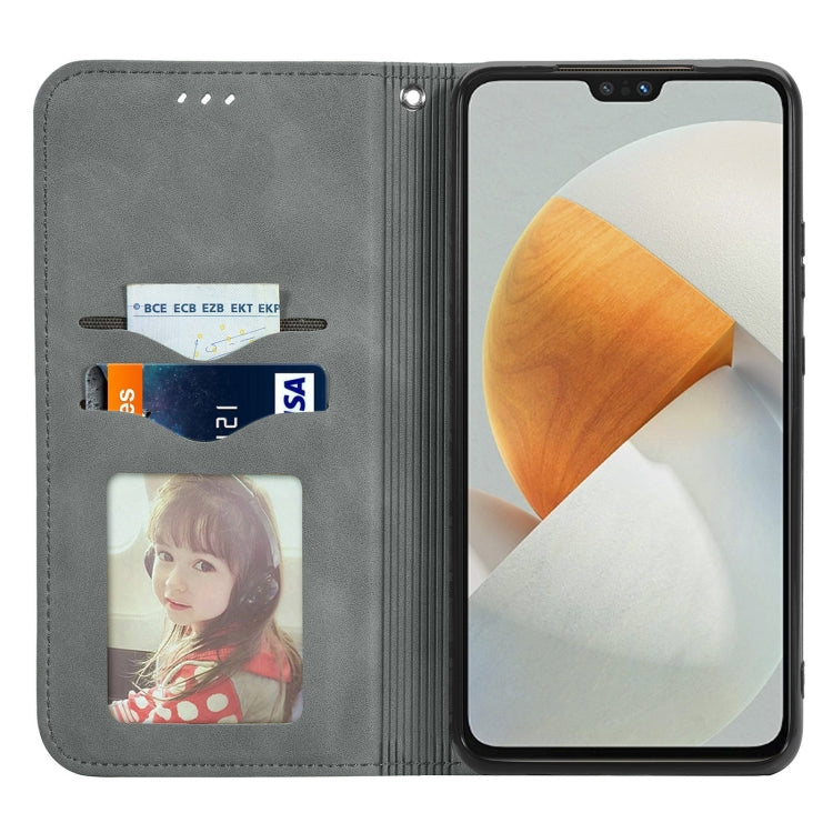 For vivo S12 Retro Skin Feel Magnetic Horizontal Flip Leather Phone Case