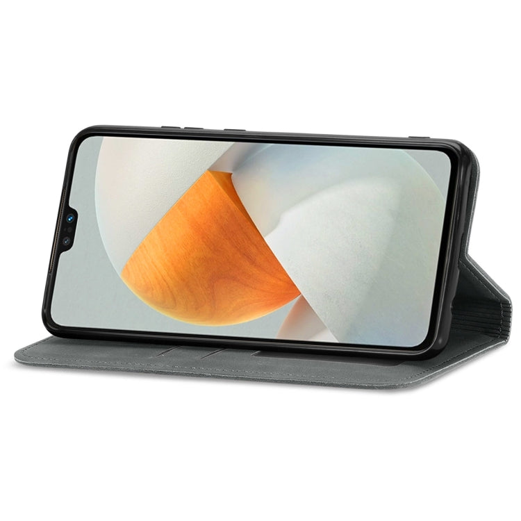 For vivo S12 Retro Skin Feel Magnetic Horizontal Flip Leather Phone Case