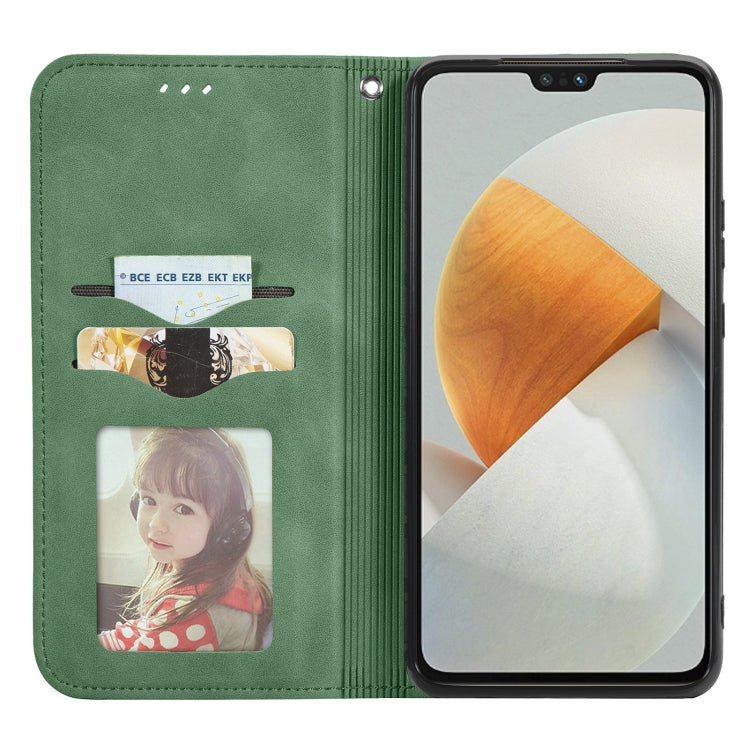 For vivo S12 Retro Skin Feel Magnetic Horizontal Flip Leather Phone Case