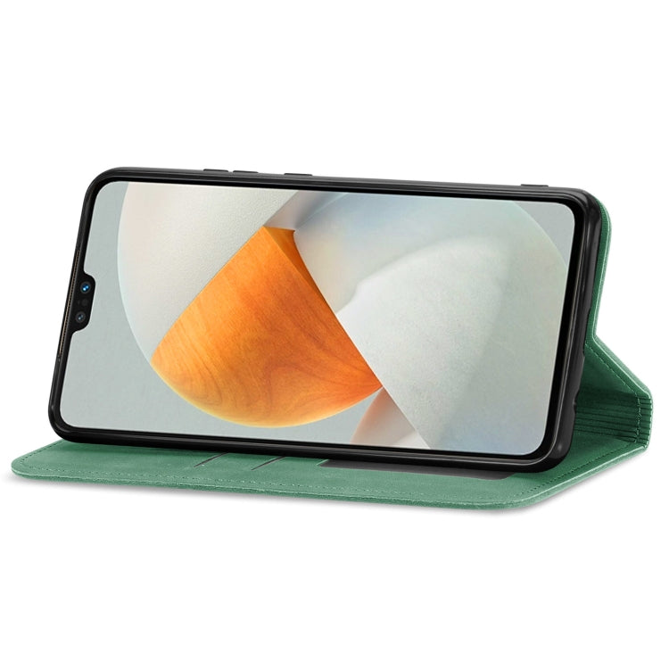 For vivo S12 Retro Skin Feel Magnetic Horizontal Flip Leather Phone Case